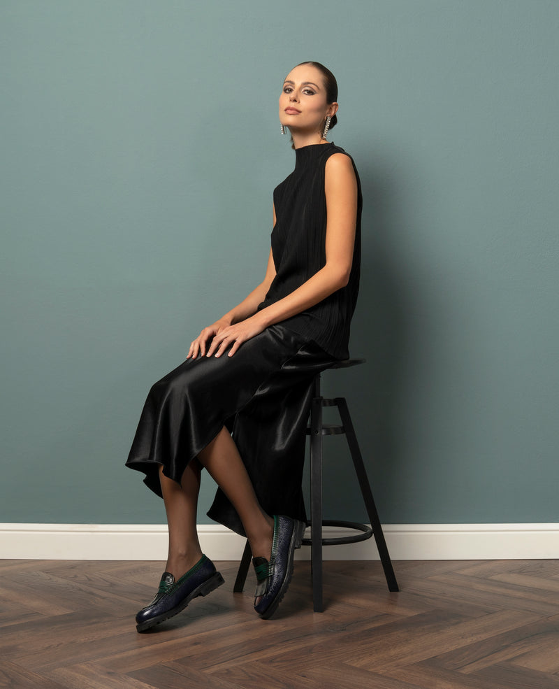 Amelia FL - Grün/Blau/Bordeaux