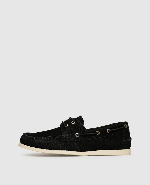 Elia M DS Herren Boat shoe Schwarz