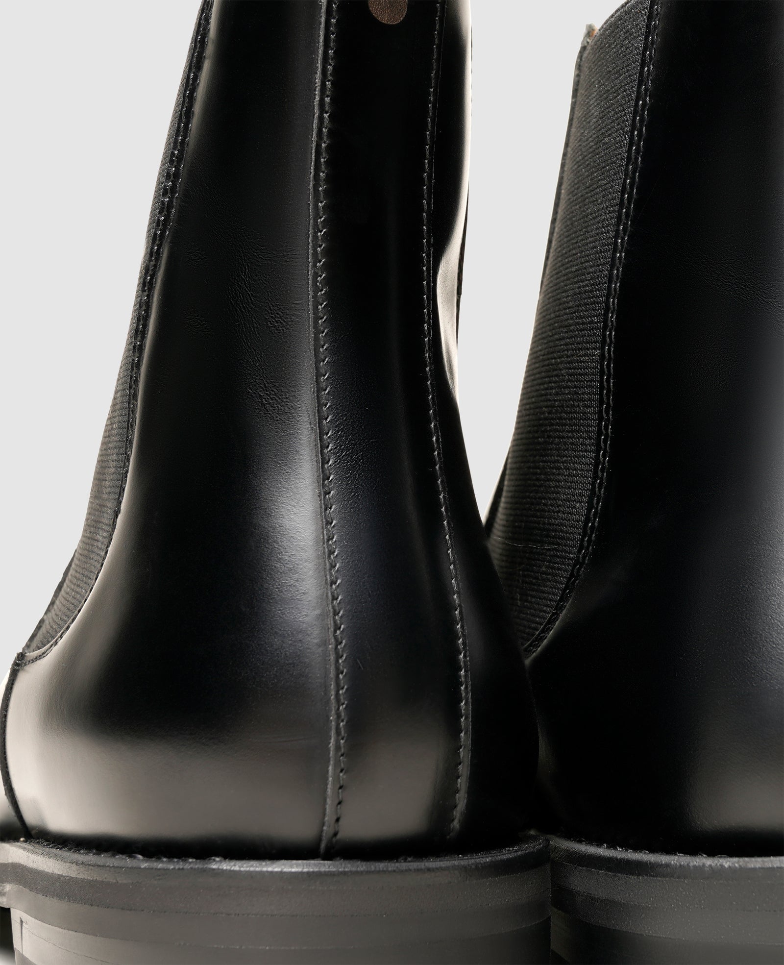 Henry Beguelin Distressed Leather Studded Chelsea Boots  display picture 1
