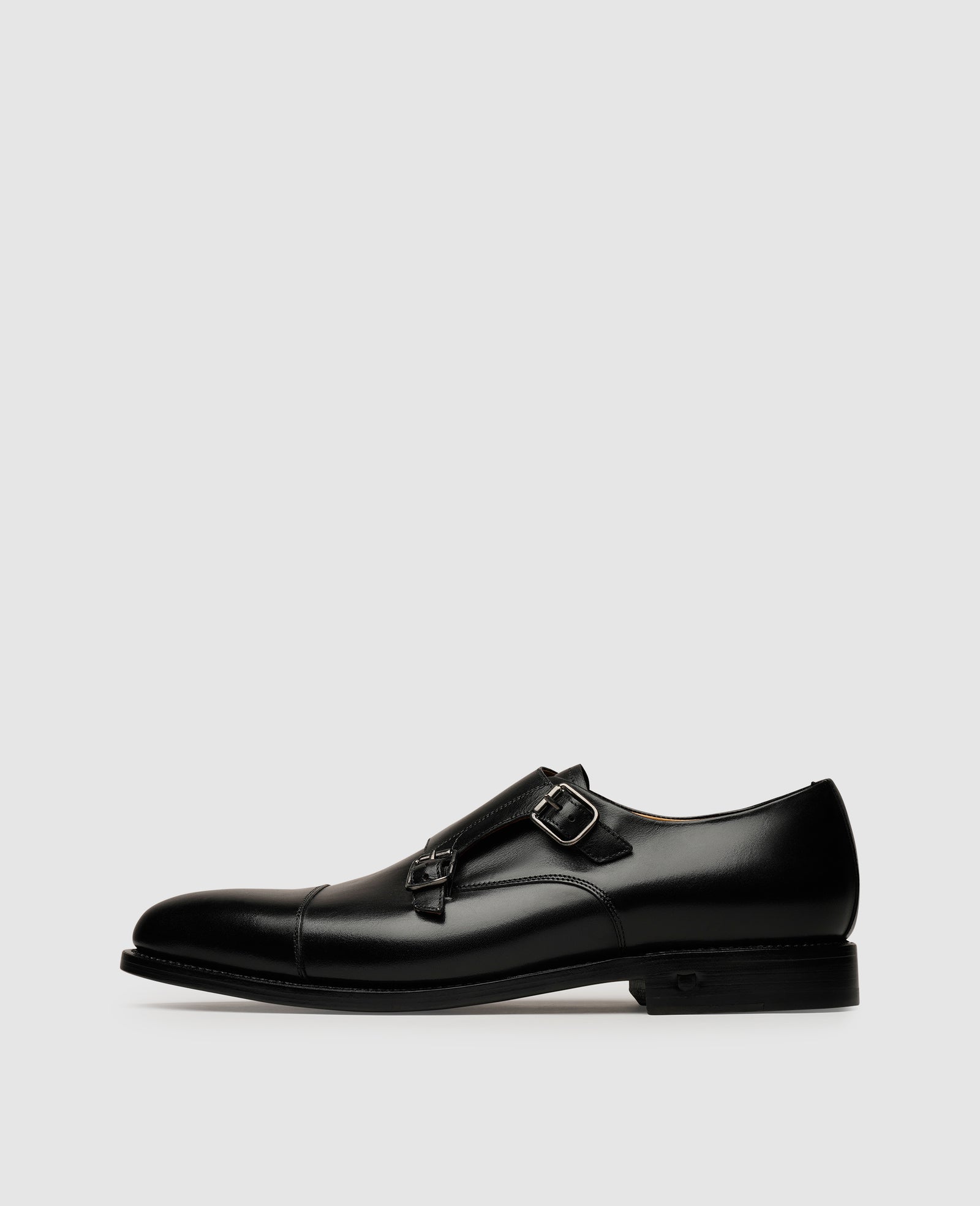 Handcrafted Double Monk Strap Men's Shoe | Henry Stevens