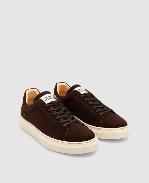 Travis S1 Herren Sneaker Brown aus Calf suede