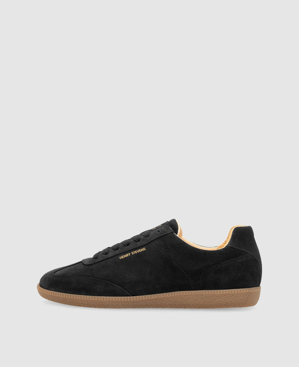 Travis TIS Herren Sneaker Black aus Calf suede
