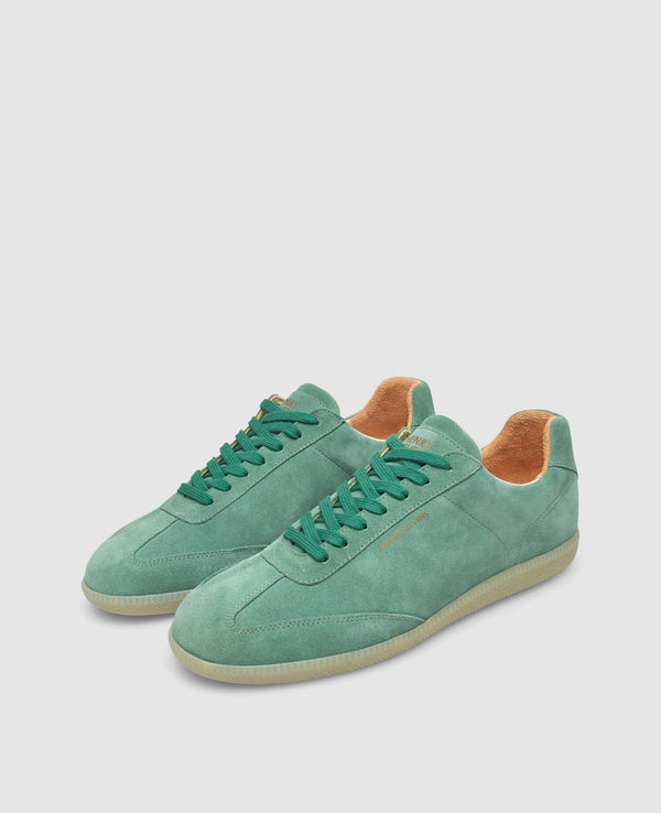 Travis TIS Herren Sneaker Green aus Calf suede