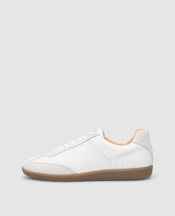 Travis TIS Herren Sneaker White aus Calf leather