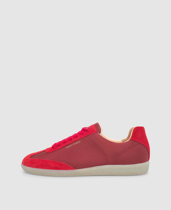 Travis TIS Herren Sneaker Red aus Calf suede