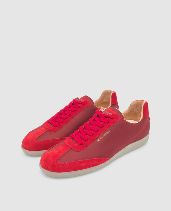 Travis TIS Herren Sneaker Red aus Calf suede