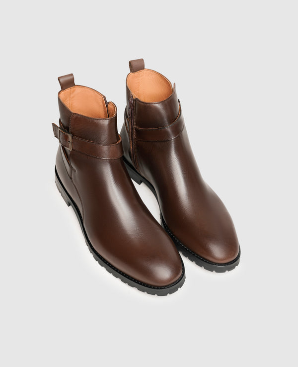 Wallace JPB Herren Boot Dunkelbraun aus Kalbsleder