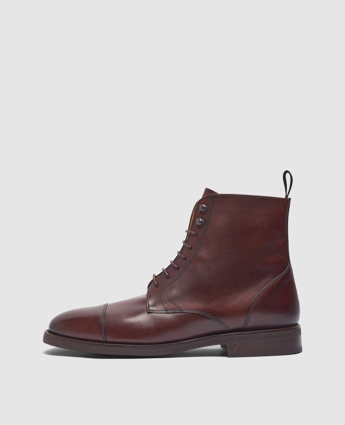 靴 m_moriabc a_oTTo / Inner Lace Mid Boots Lace-up Boots for Men