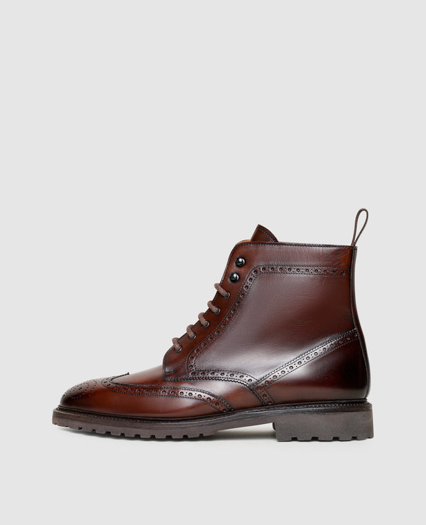 Winston FBDB Herren Boot Schwarzbraun
