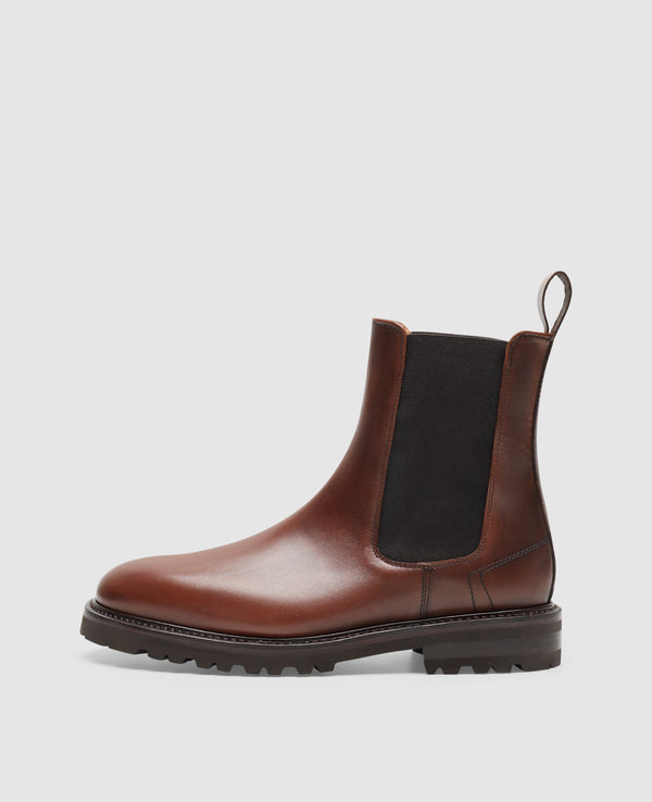 Bonnie CB5 Damen Boot Midbrown aus Boxcalf