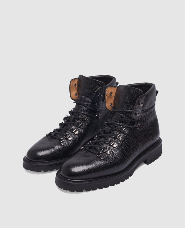 Bonnie HB3 Damen Boot Black aus Calf leather with embossing