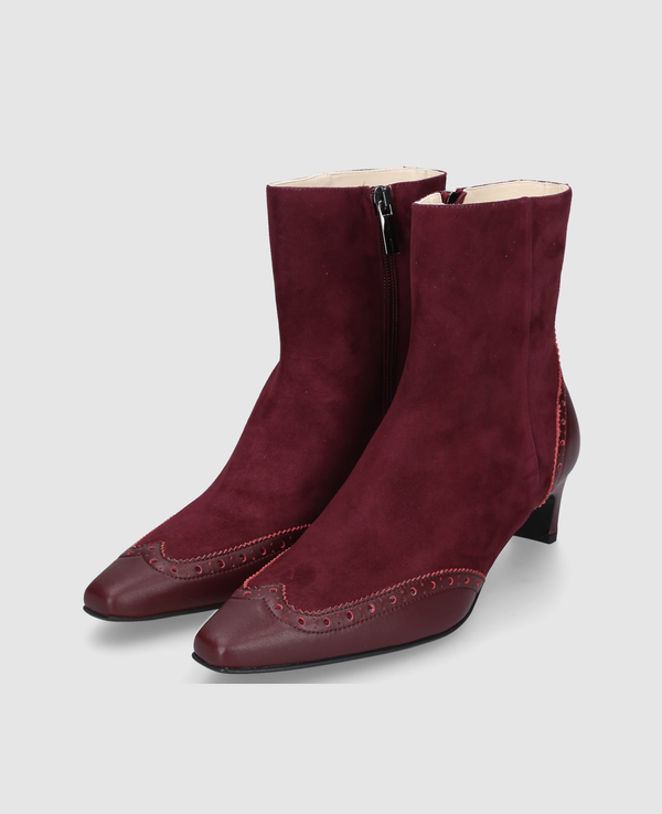 Madison ZB40 Damen Boot Bordeaux aus Ziegenvelours